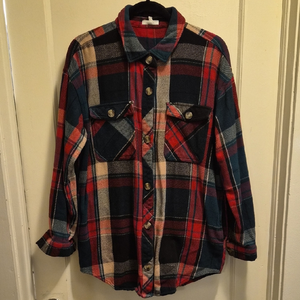 Maurices Oversized Flannel Shirt